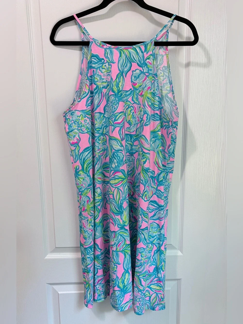 Lilly Pulitzer Pelican Pink Off The Scales Margot Swing Dress - Picture 5 of 12